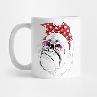 Bandana Monkey Lover Mug